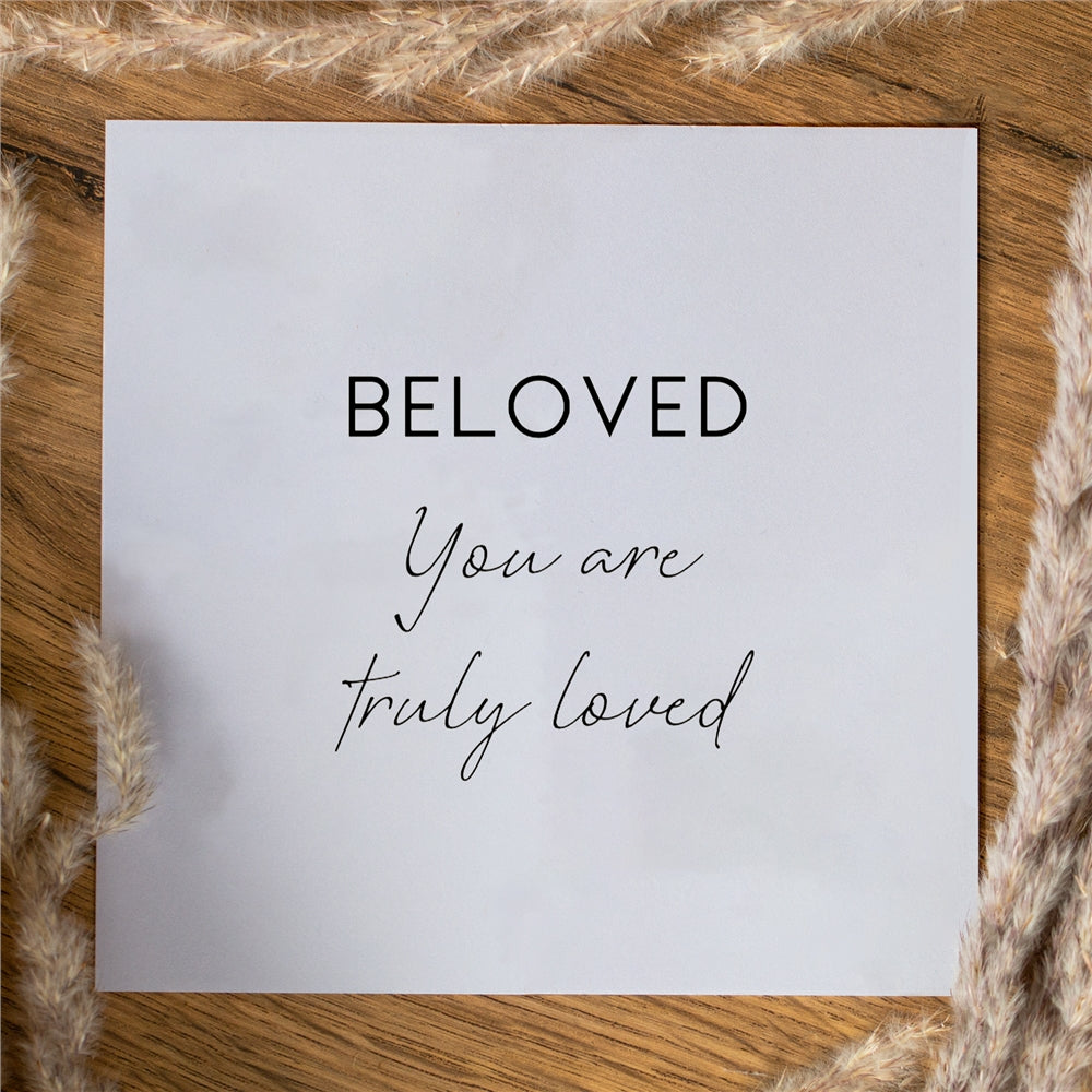 Seek + Find Beloved Silver Stud Earrings