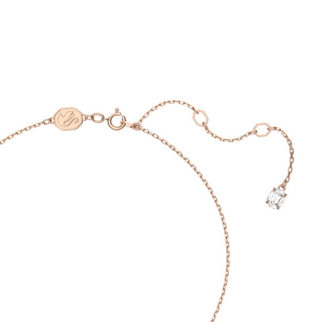 Swarovski Constella Rose Gold Halo Necklace