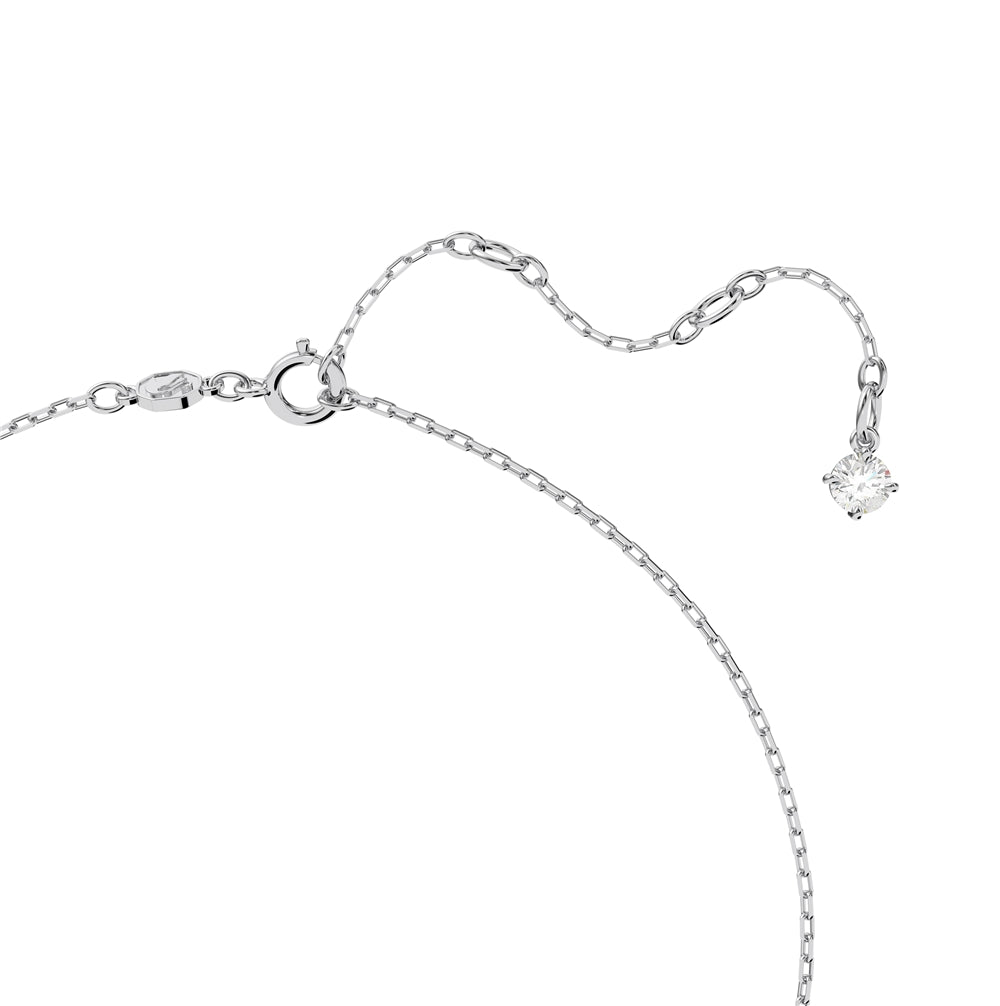 Swarovski Millenia Silver + Blue Octagon Necklace