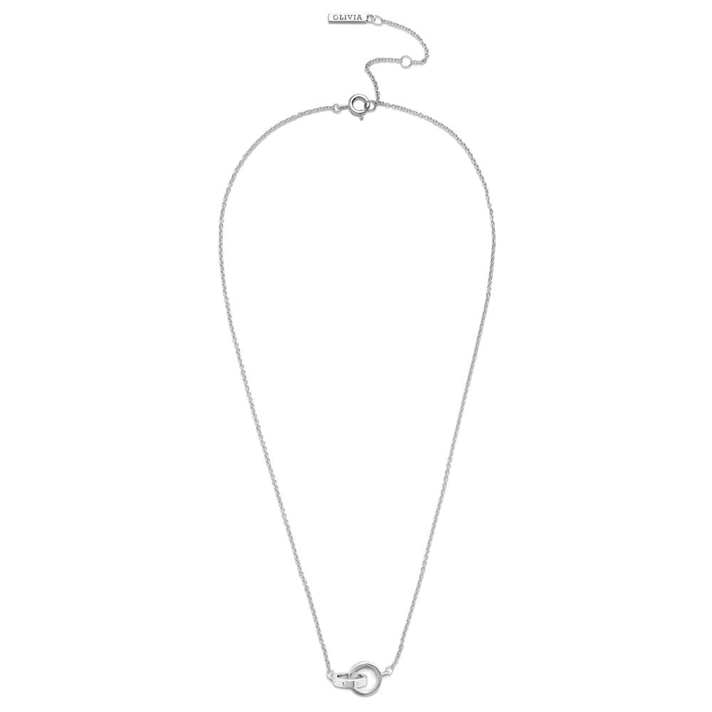 Olivia Burton Silver Interlink Necklace