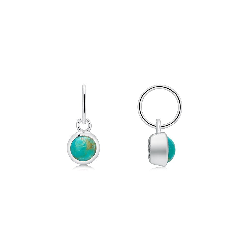 Argento December Birthstone Crystal Pendant Charm