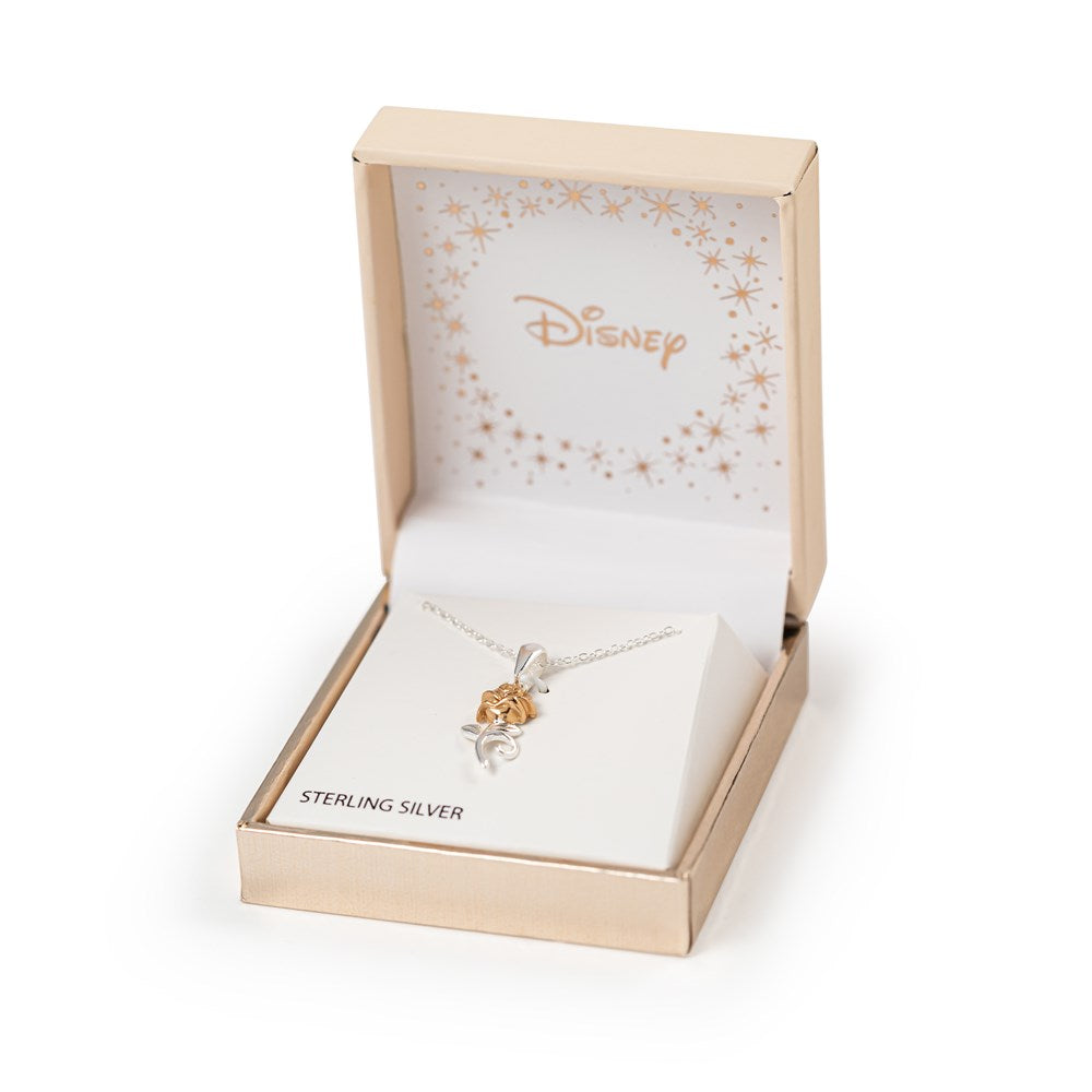 Disney Princess Belle Rose Necklace