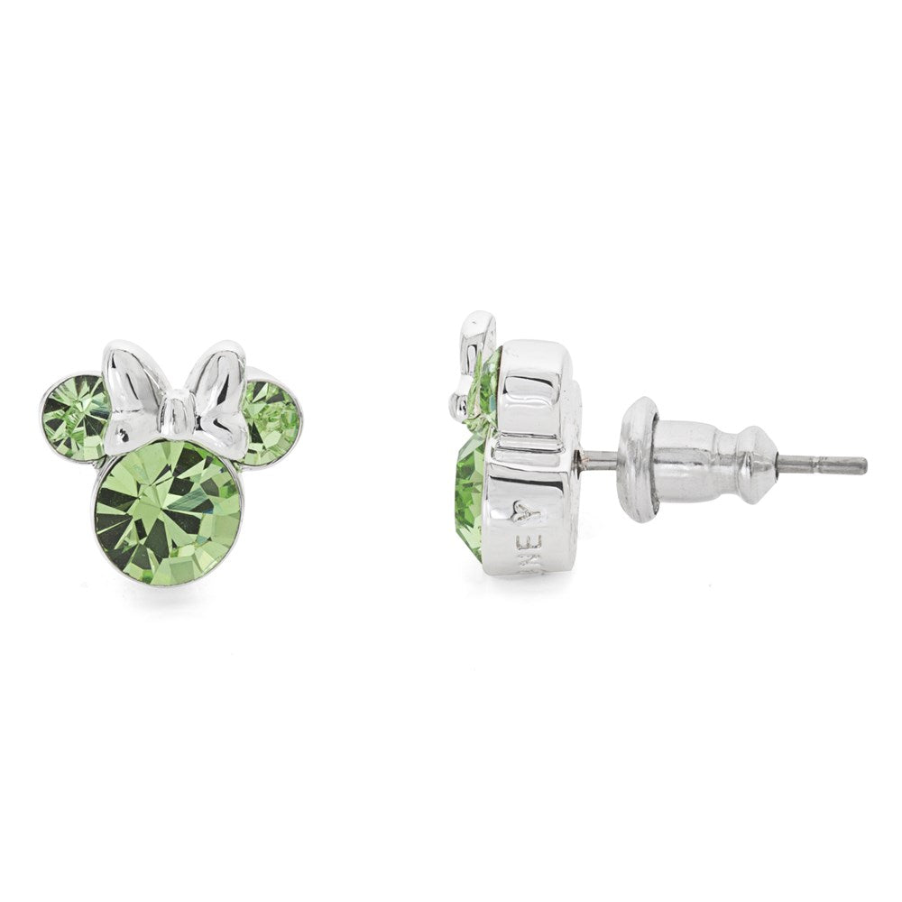 Disney Minnie Mouse August Birthstone Earrings