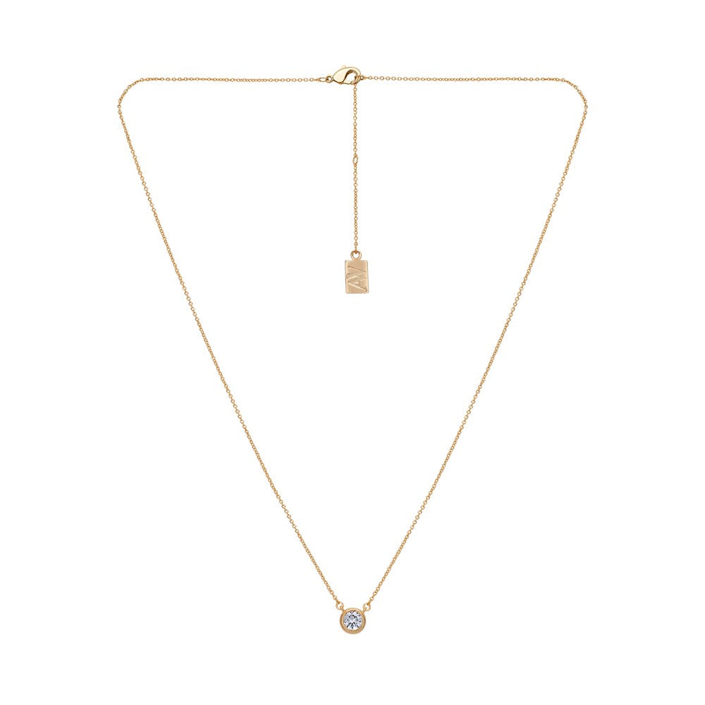 August Woods Gold Petite Halo Necklace