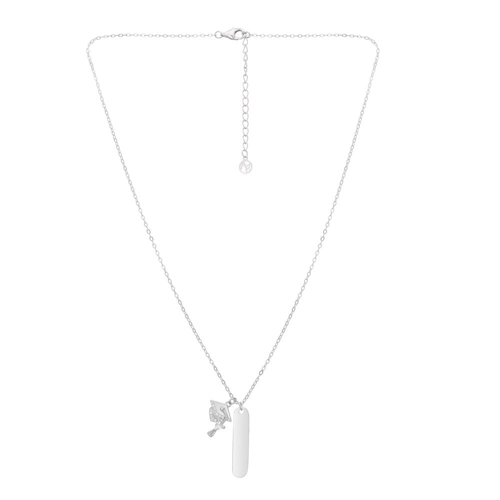Argento Silver Graduation Necklace