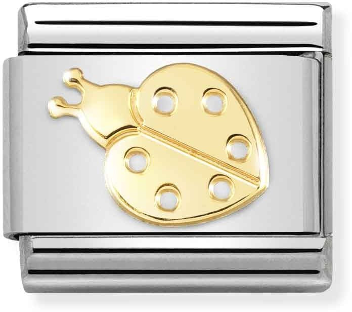 Nomination Gold Ladybird Charm