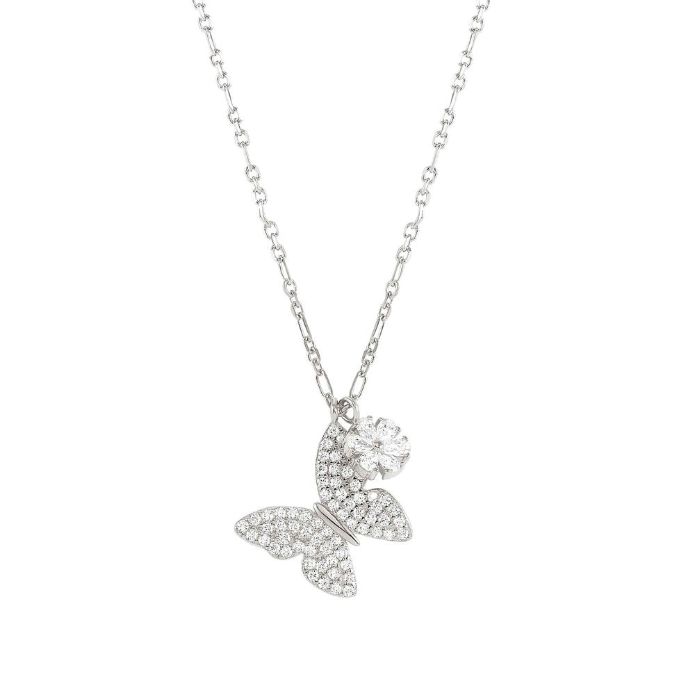 Nomination Sweetrock Silver Butterfly Necklace