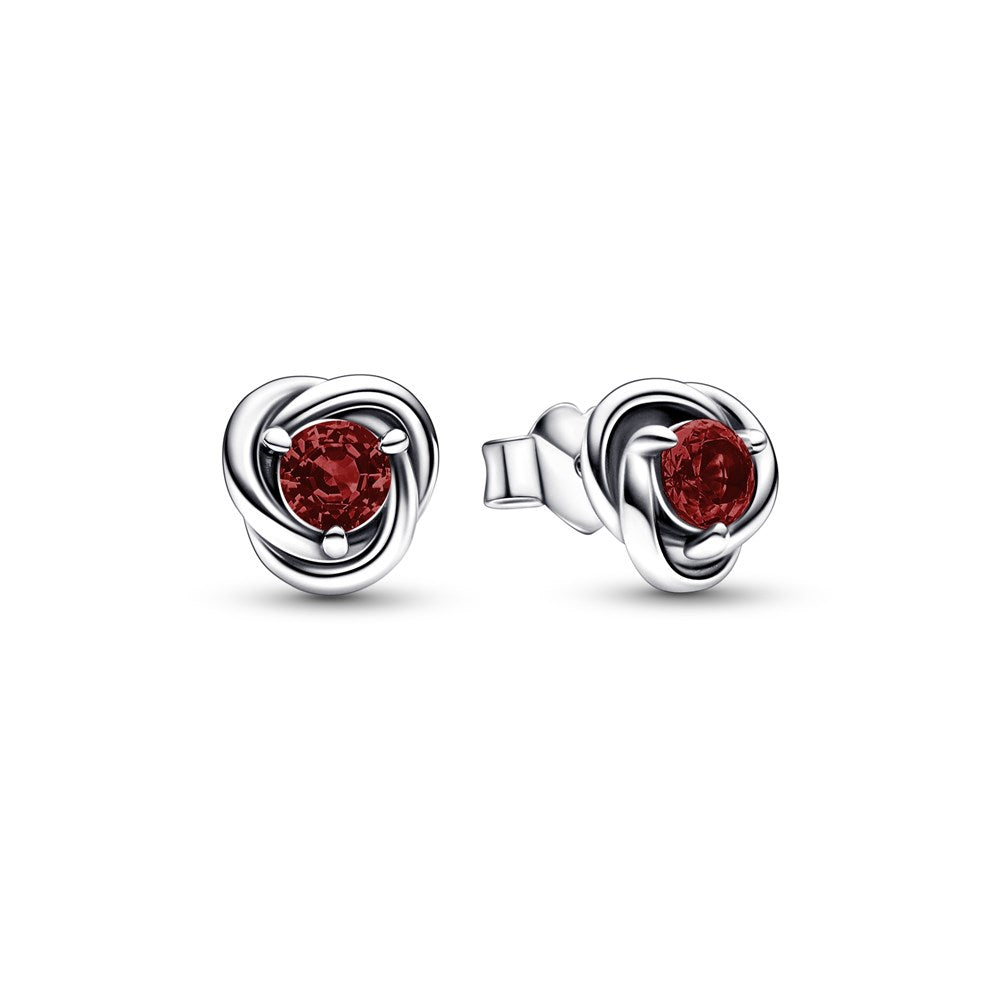 Pandora January Eternity Birthstone Earrings