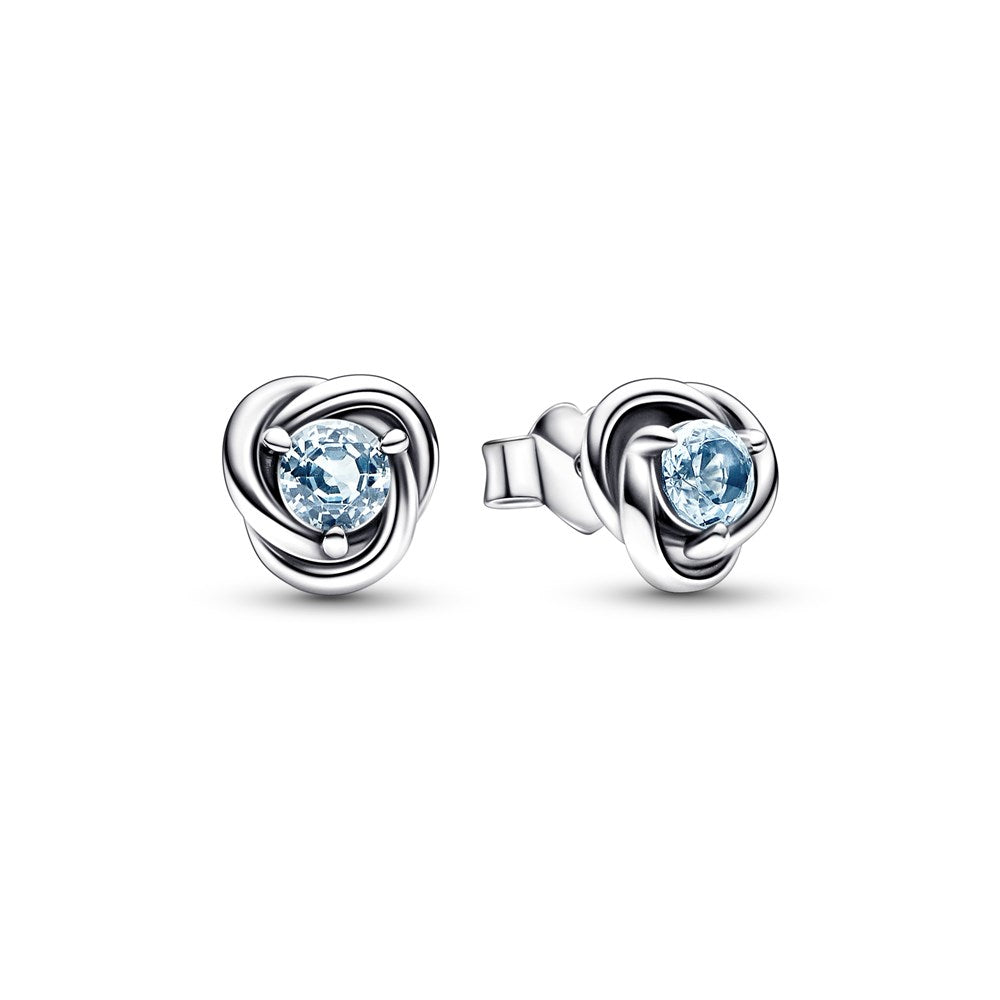 Pandora March Eternity Birthstone Earrings
