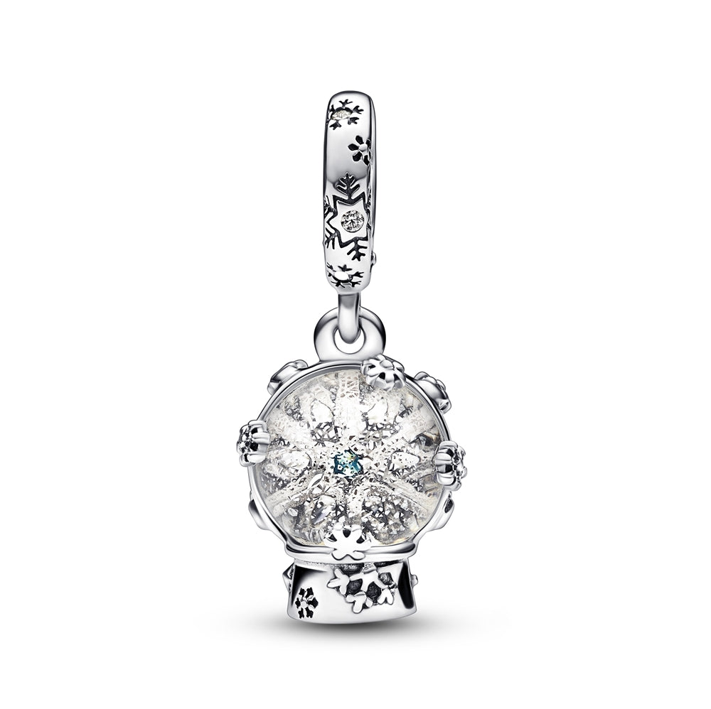 Pandora Snowflake Snowglobe Dangle Charm