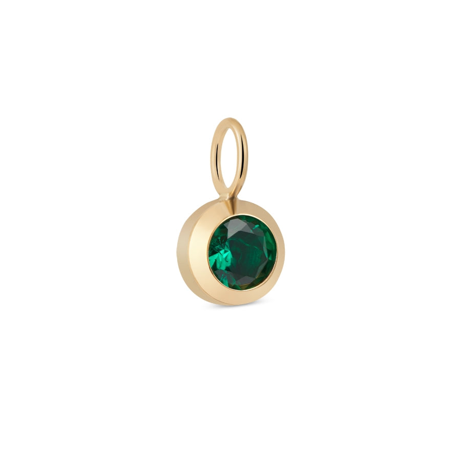 Over & Over Gold May Birthstone Charm