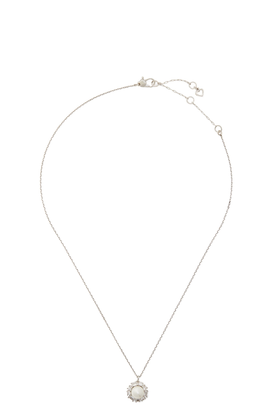 Kate Spade New York Silver Pearl Halo Necklace