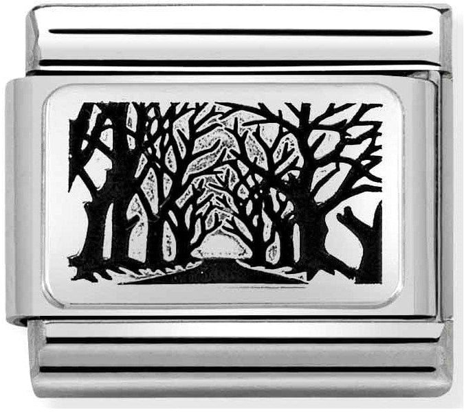 Nomination Silvershine Dark Hedges Charm