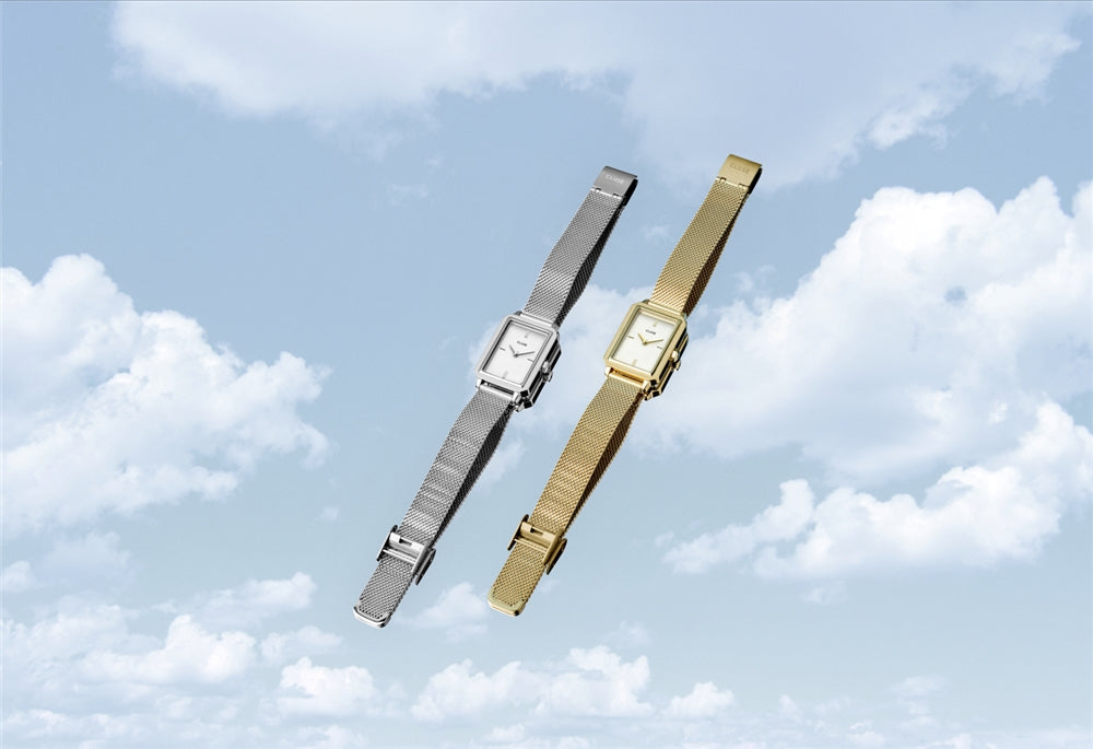 CLUSE Gold Fluette Mesh Watch
