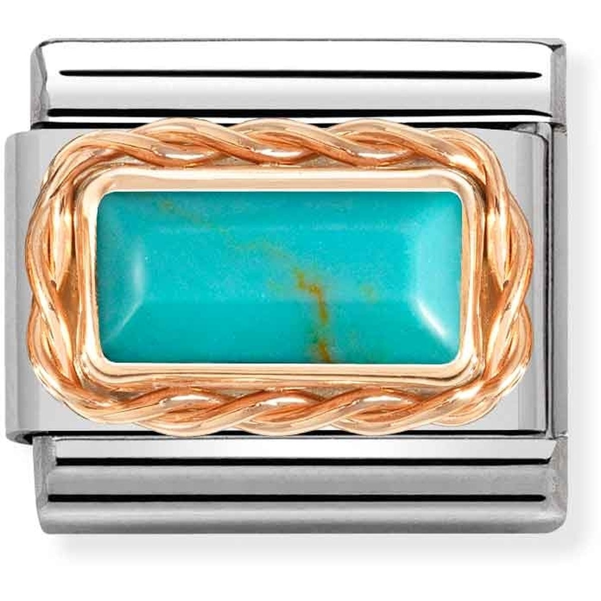 Nomination Turquoise Baguette Stone Charm