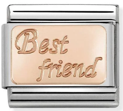 Nomination Rose Gold Best Friend Charm