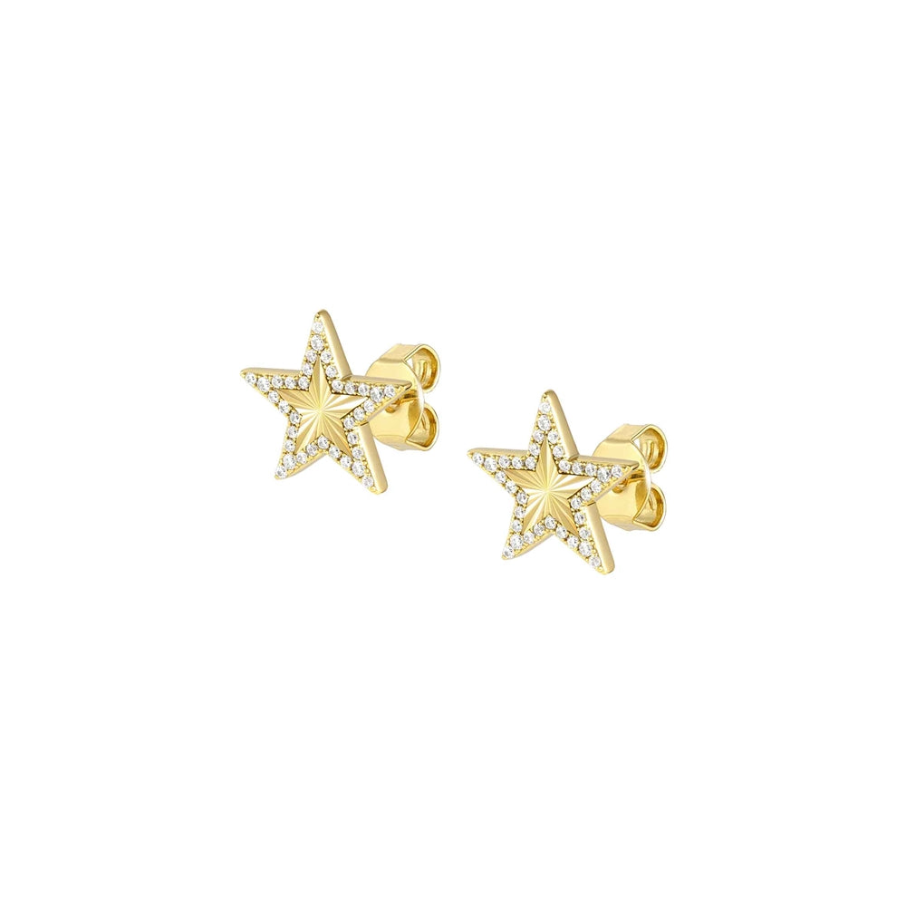Nomination TrueJoy Gold Star Earrings