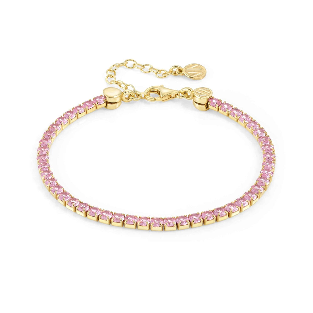 Nomination Chic Pink + Gold Crystal Joyful Bracelet