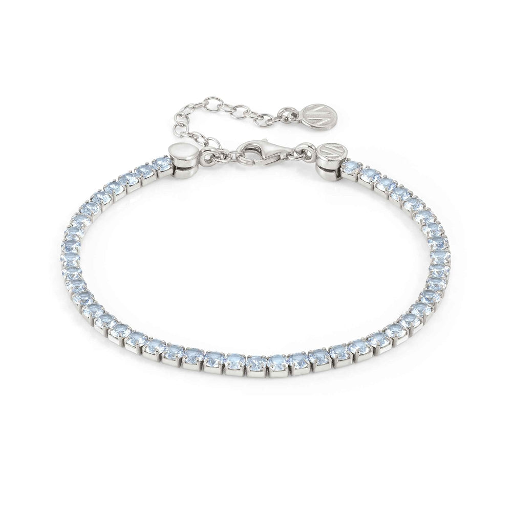 Nomination Chic Blue + Silver Crystal Joyful Bracelet
