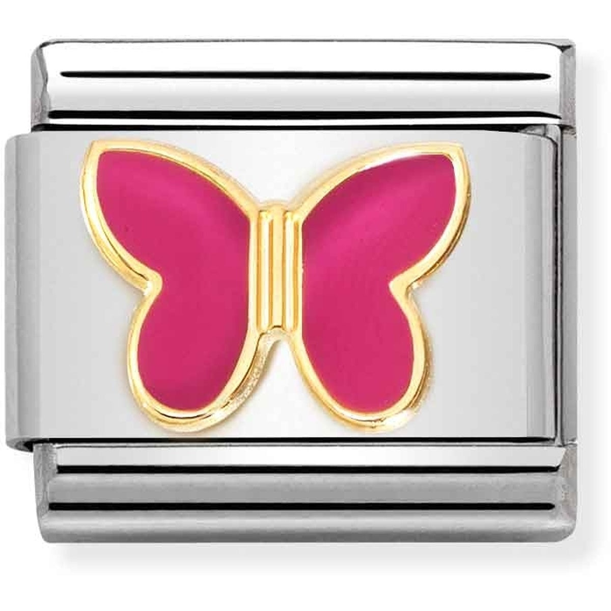 Nomination Fuchsia Pink Butterfly Charm