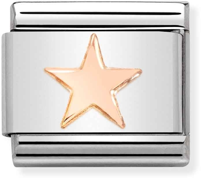 Nomination Rose Gold Star Charm