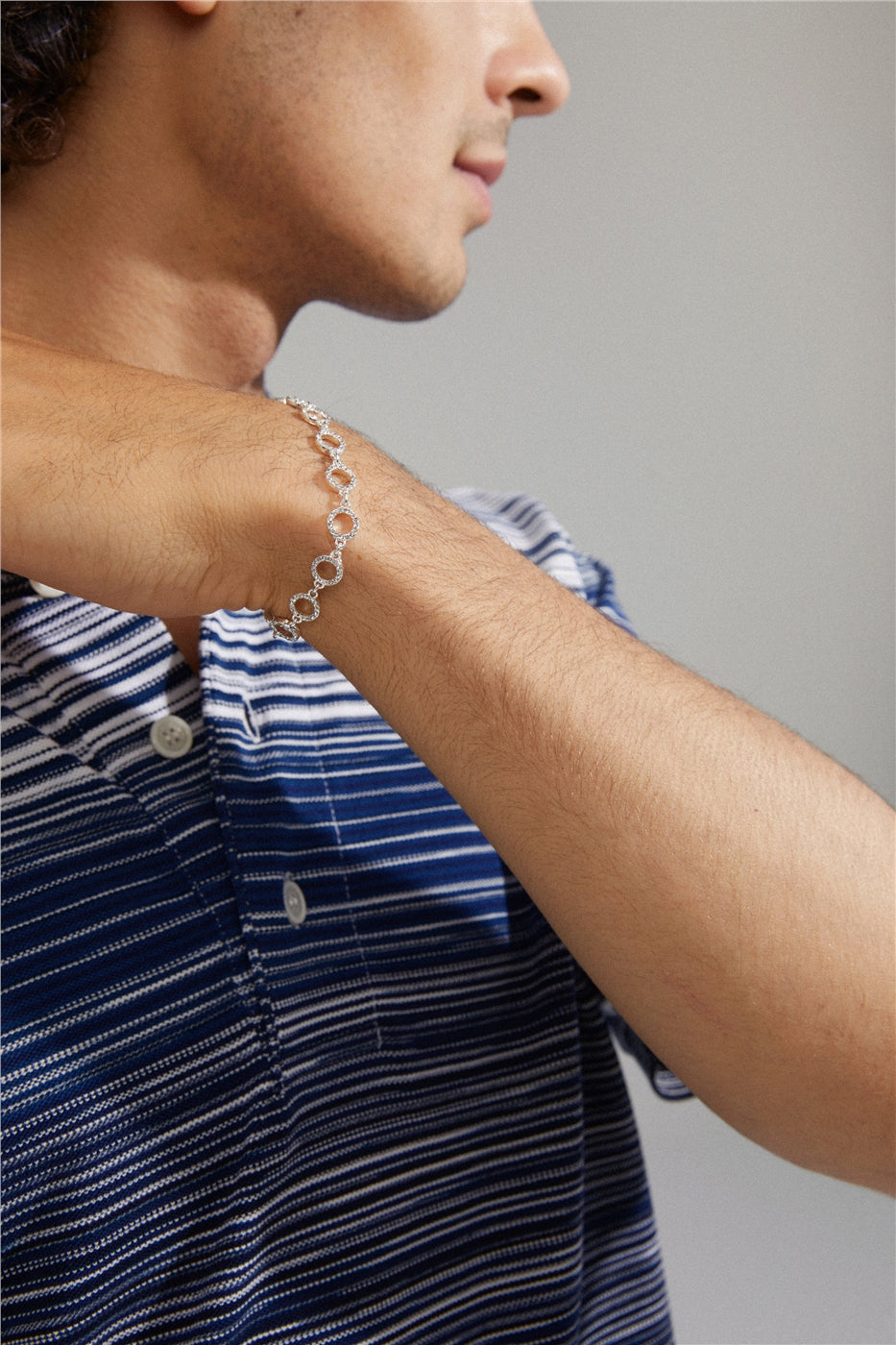 Pilgrim Silver Recycled Rogue Crystal Bracelet