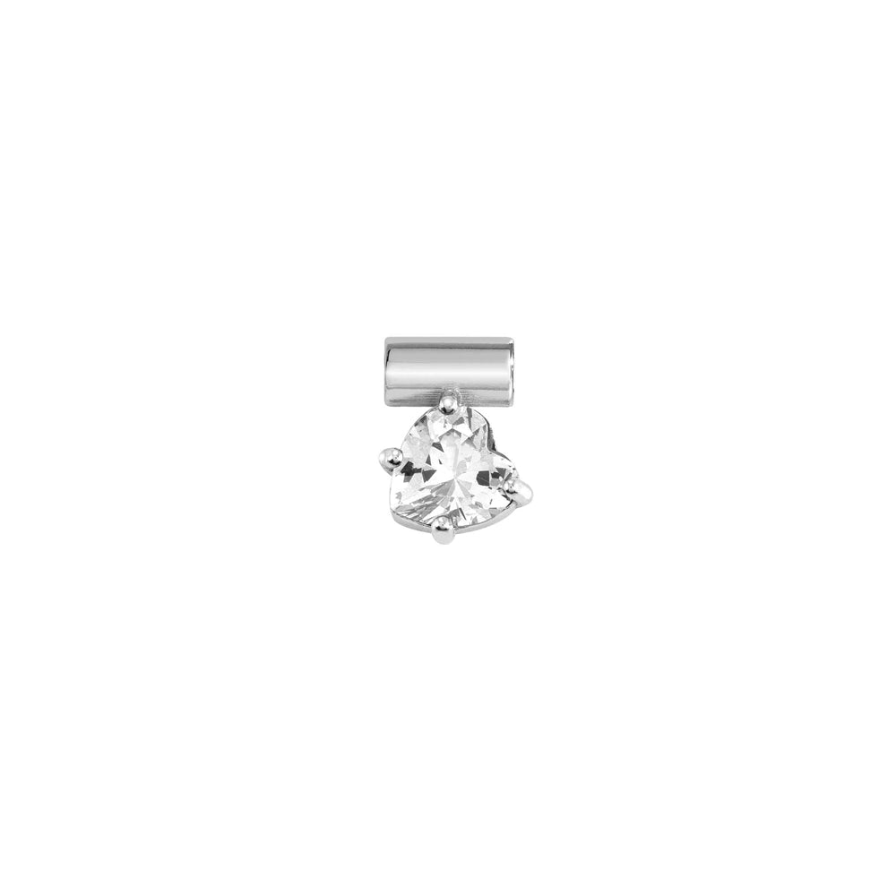 Nomination Seimia White Heart Charm