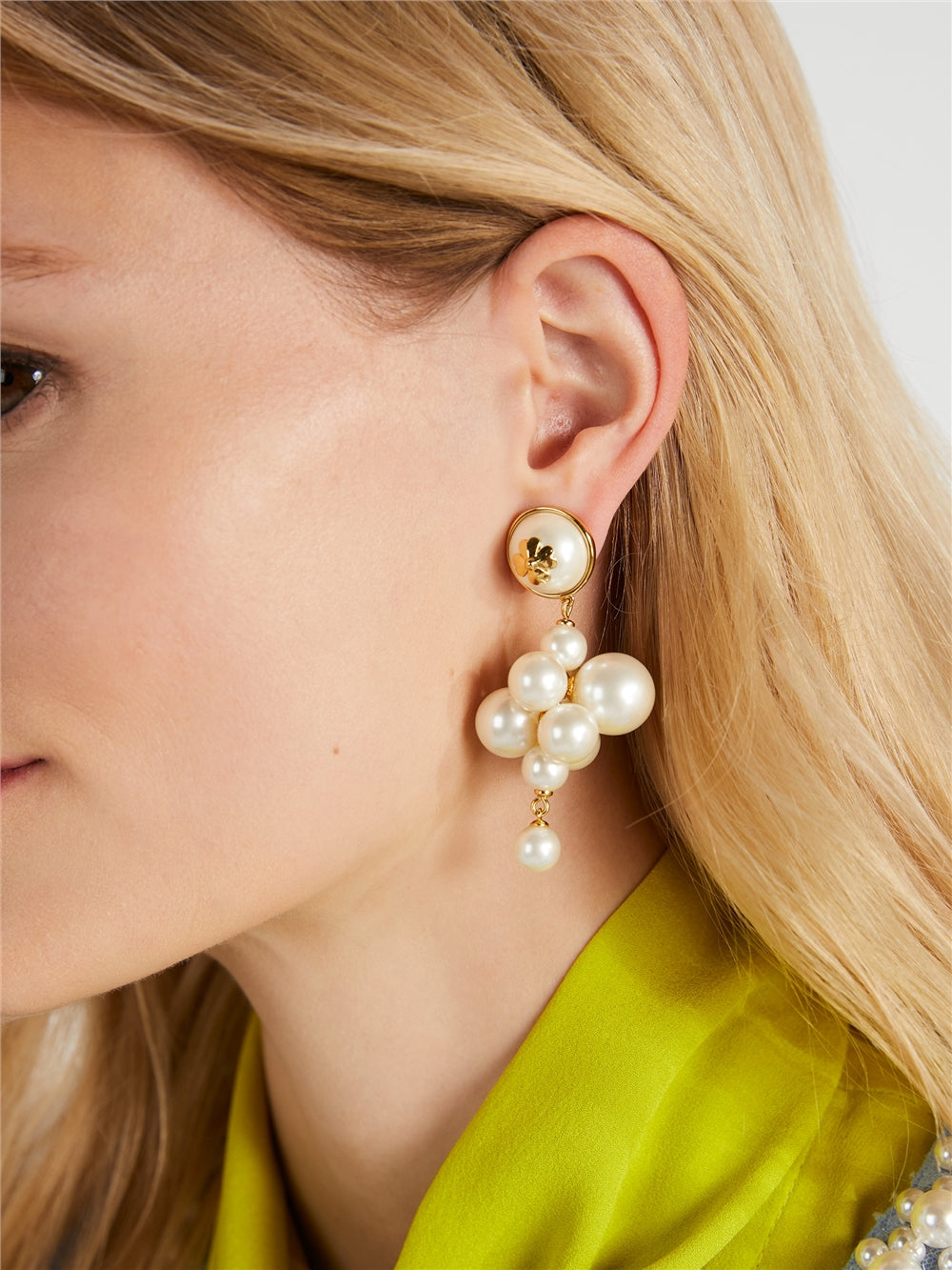 Kate Spade New York Gold Feature Pearls Drop Earrings