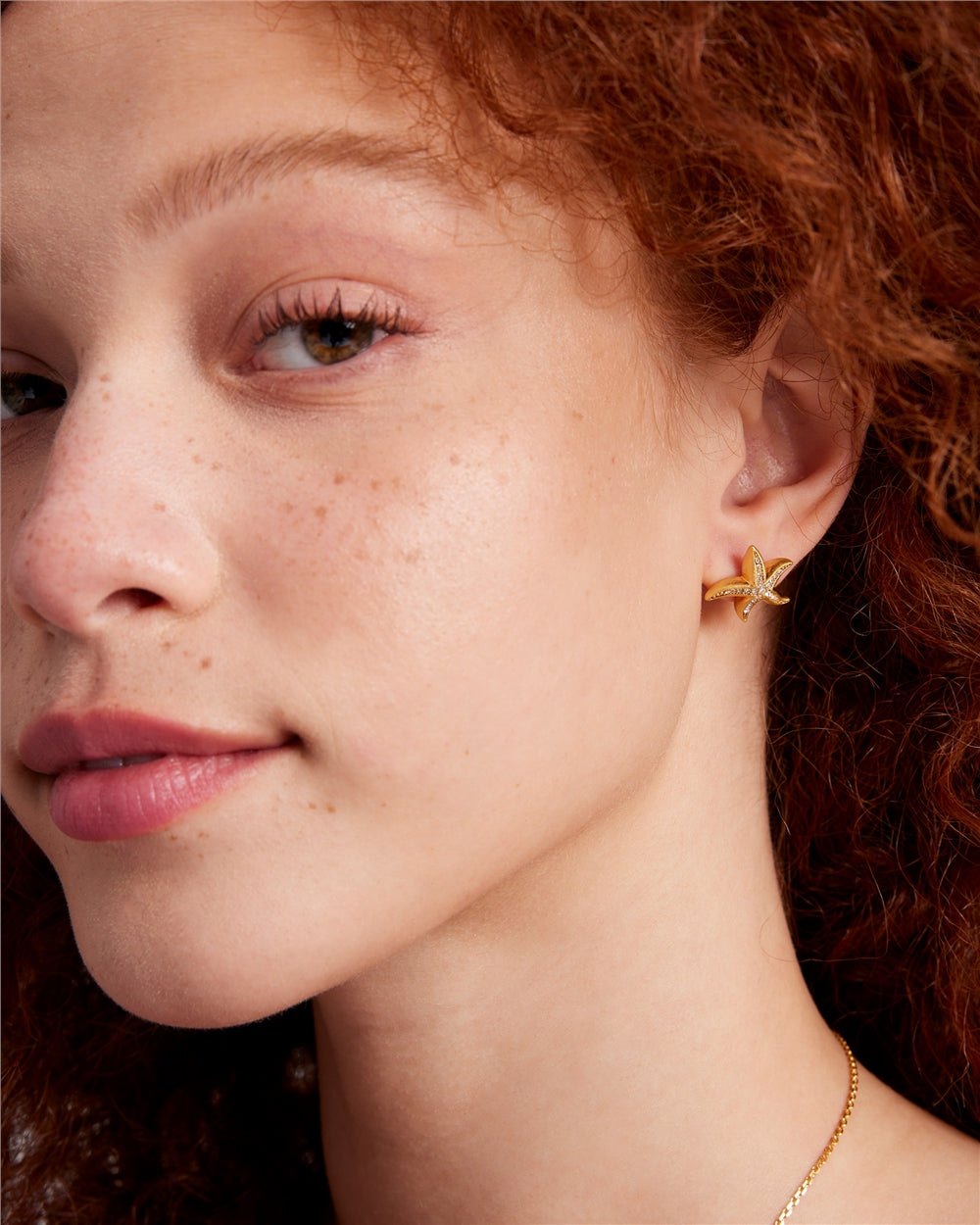 Kate Spade New York Gold Crystal Starfish Stud Earrings