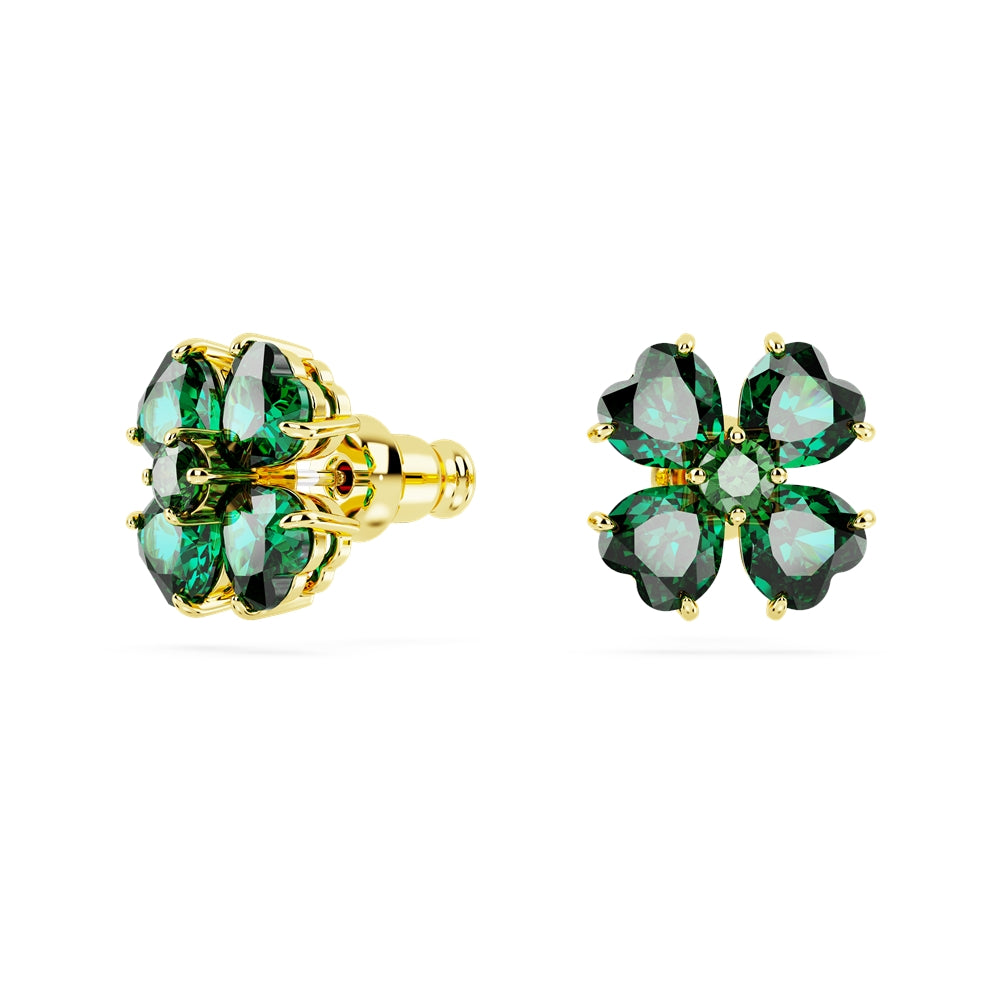 Swarovski Idillia Clover Green Stud Earrings