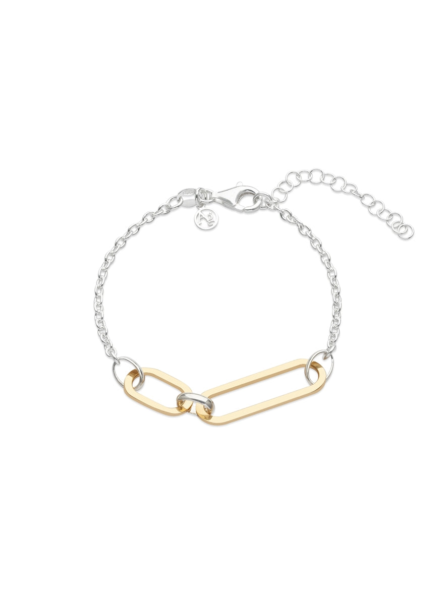 Argento Silver Two Toned Bracelet