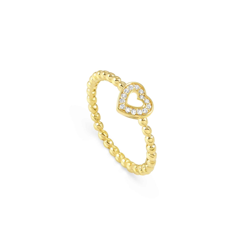 Nomination Gold Lovecloud Heart Ring
