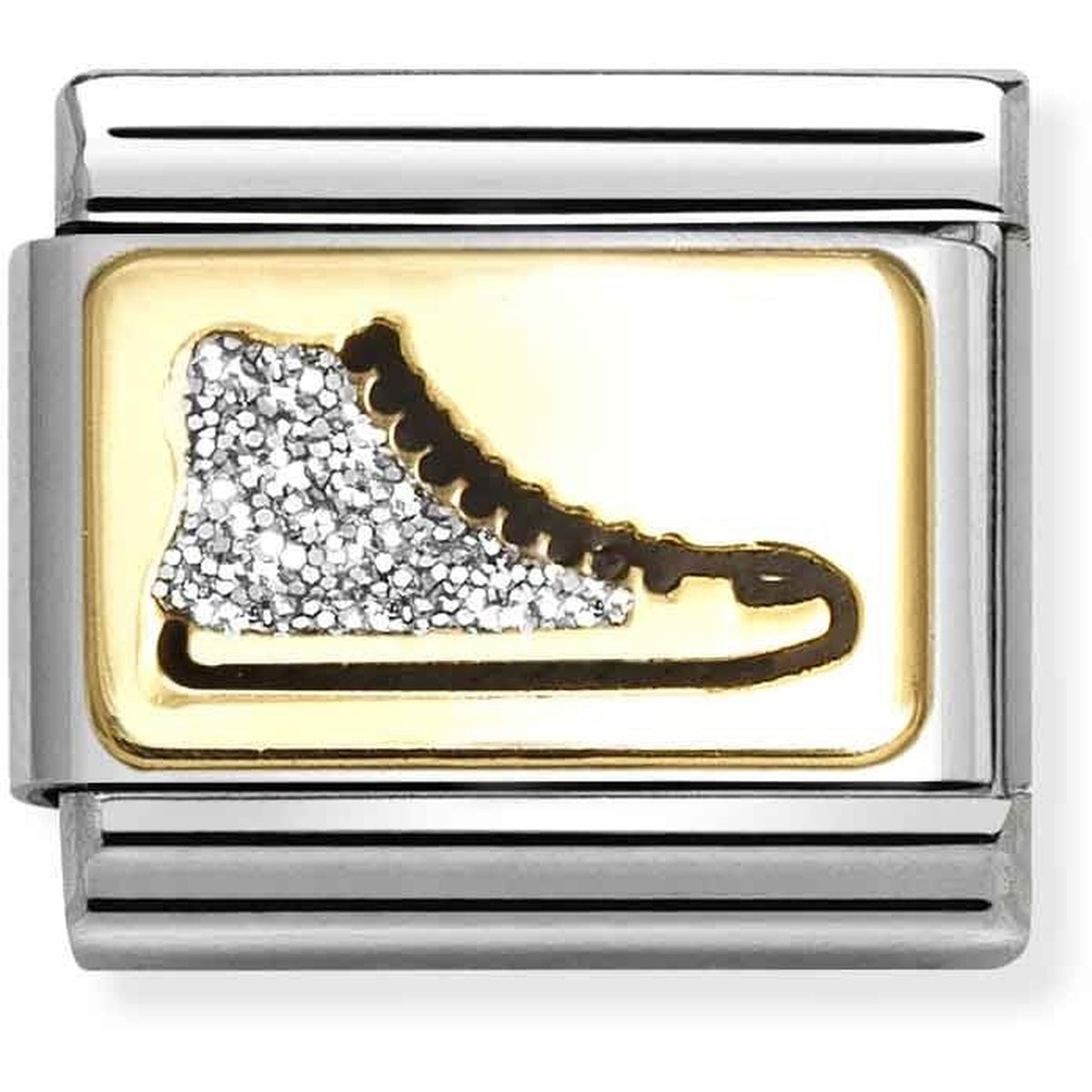 Nomination Gold Glitter Trainer Charm