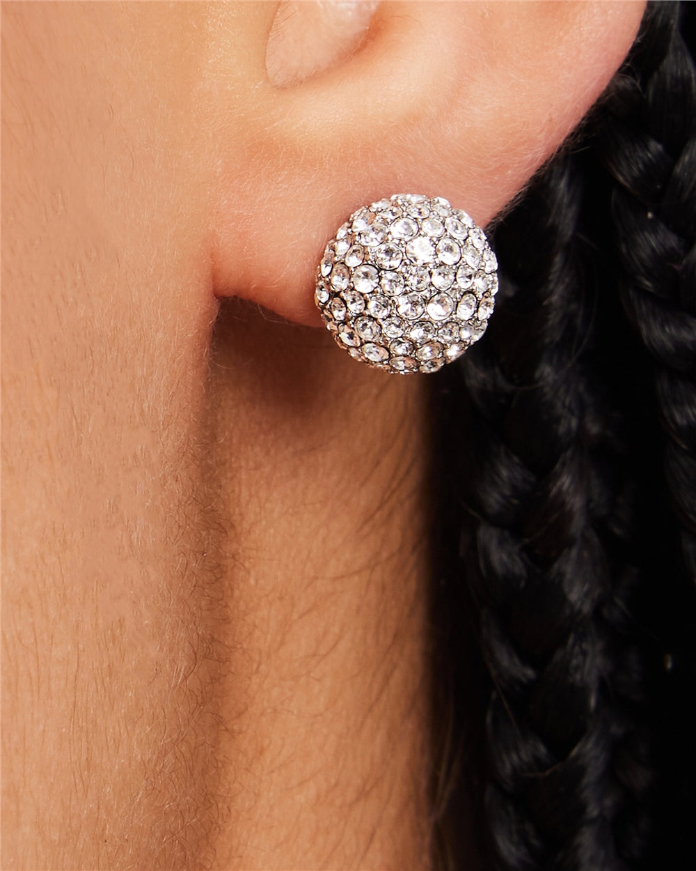 Kate Spade New York Silver Disco Ball Studs