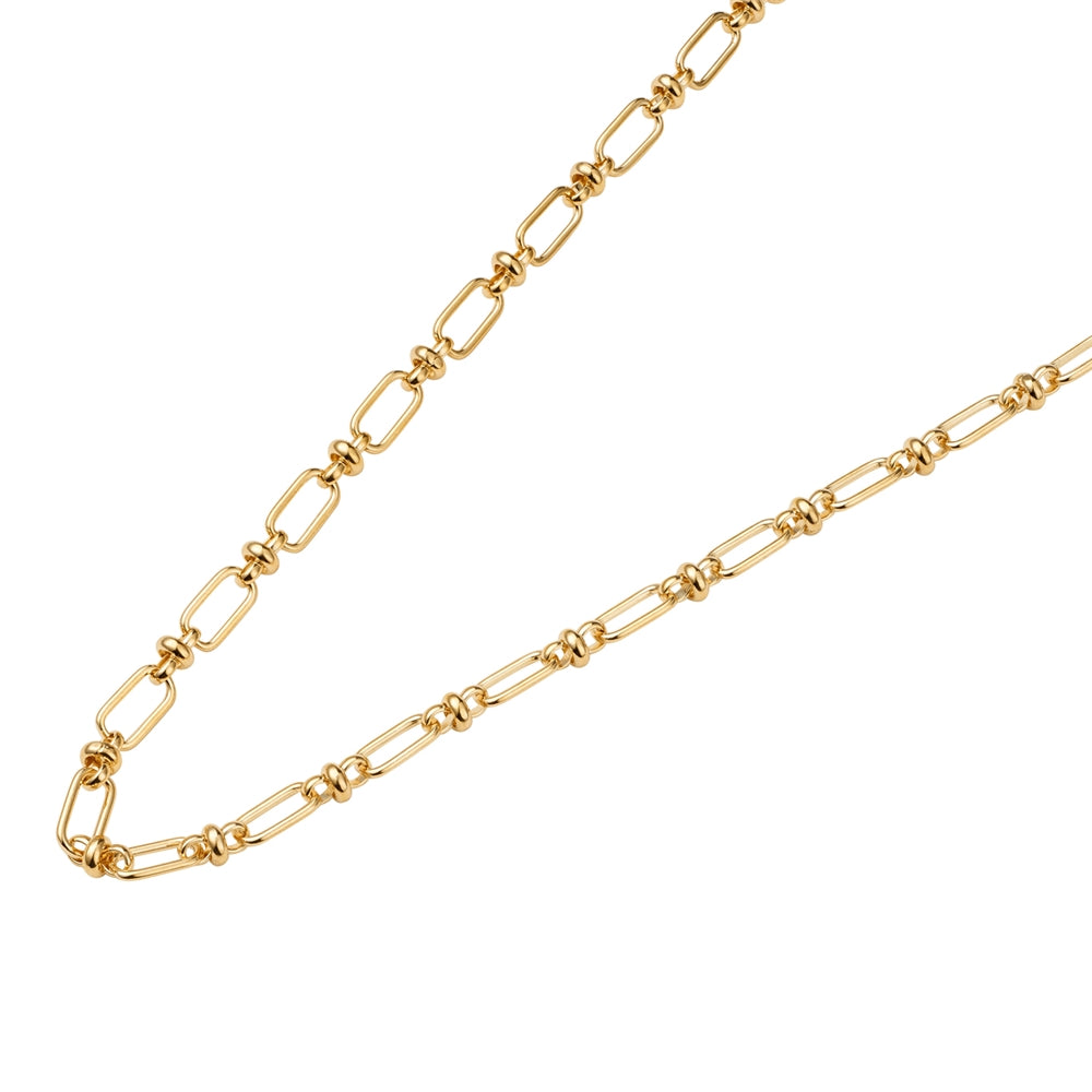 August Woods Gold Figaro Ball Chain Necklace