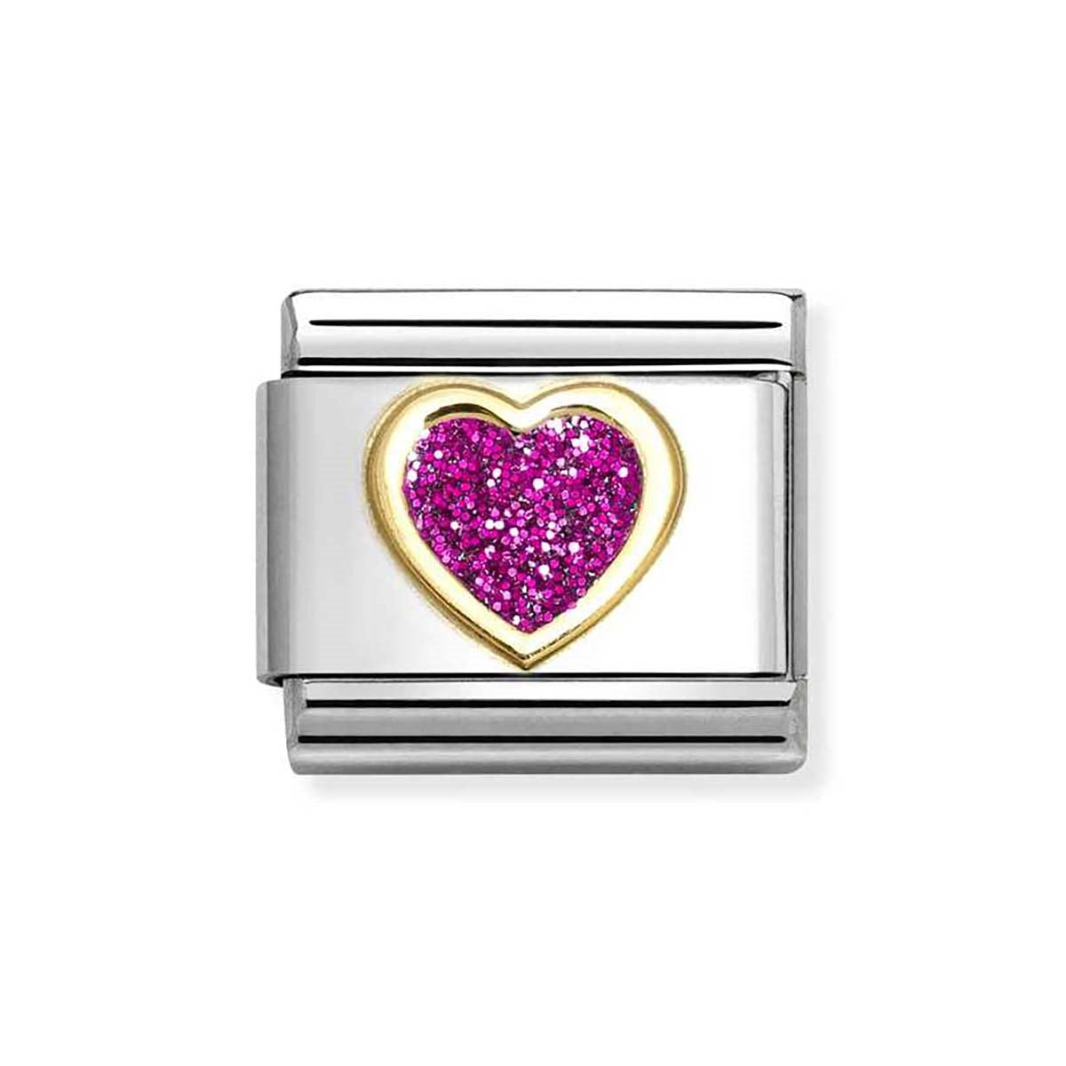 Nomination Fuchsia Heart Charm