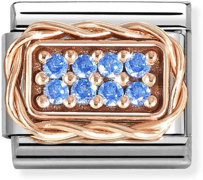 Nomination Pavé Light Blue Crystal Charm