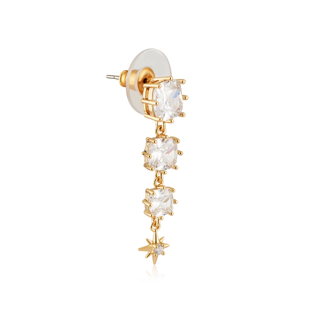 August Woods Gold Northern Lights Star Drop Earrings