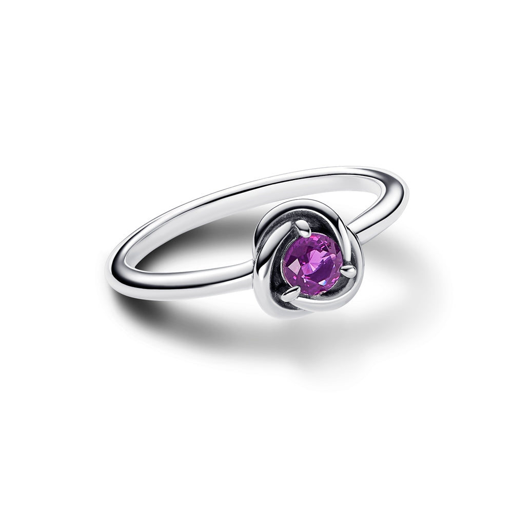Pandora February Birthstone Eternity Circle Ring