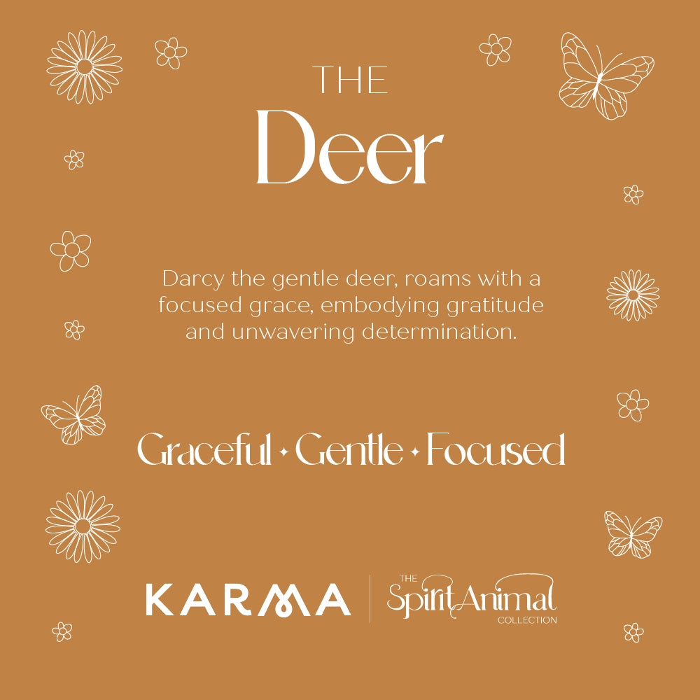 Karma Gold Plated Mix Deer Flower Bangle