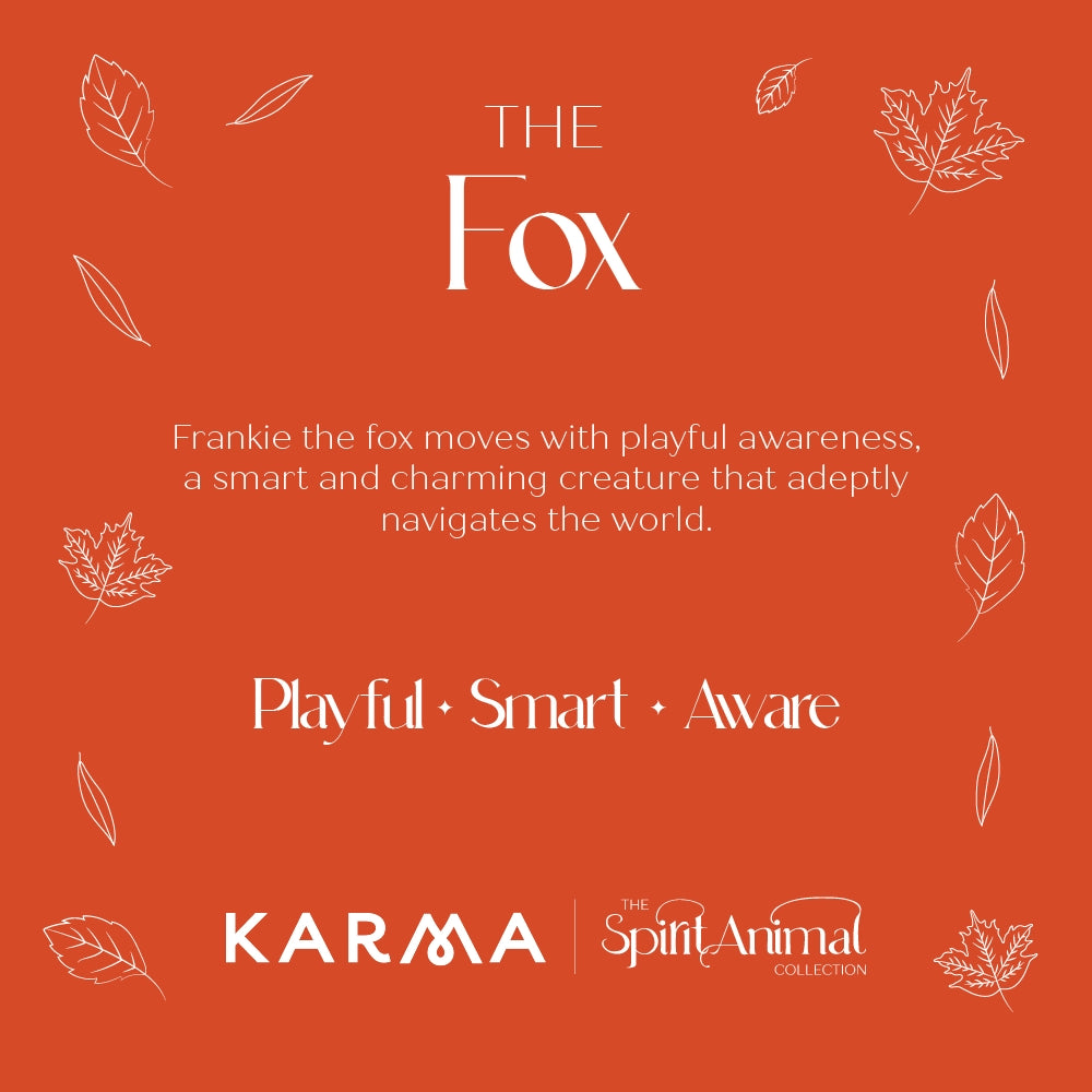 Karma Gold Plated Mix Fox Leaf Necklace