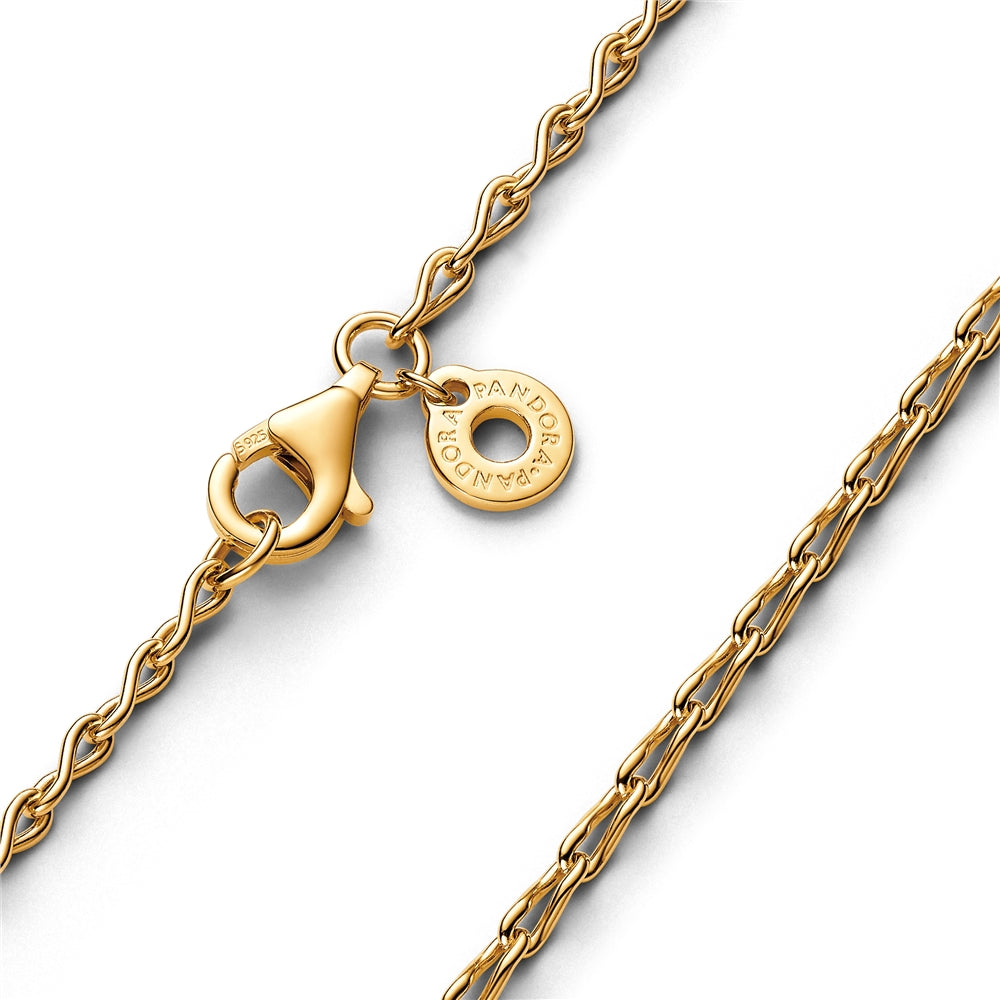 Pandora Gold Infinity Chain Necklace