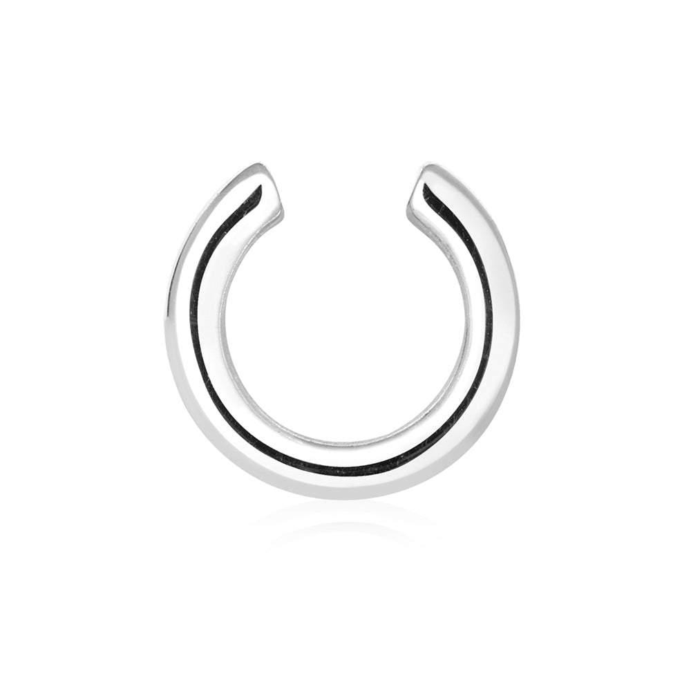 Argento Silver Simple Single Ear Cuff