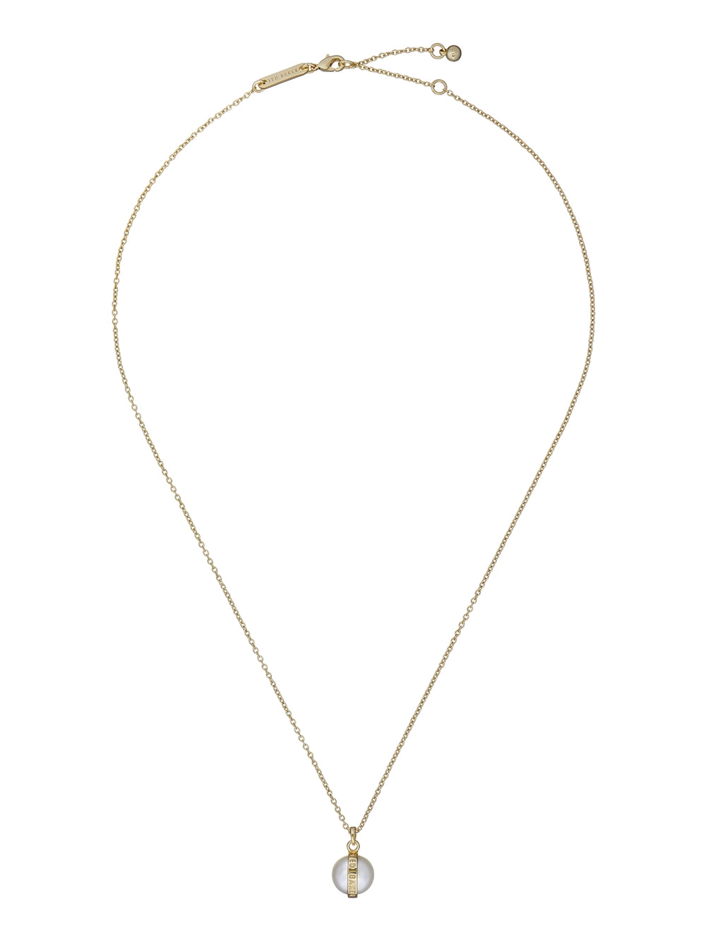 Ted Baker Perreti Gold Pearl Orbit Necklace