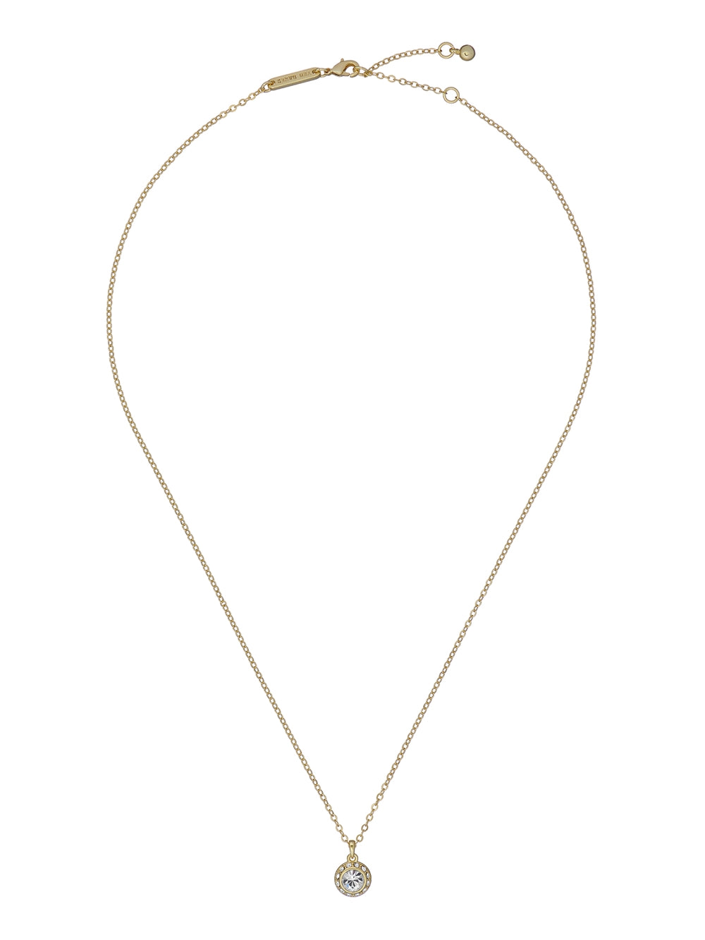 Ted Baker Soltell Gold Solitaire Sparkle Halo Necklace