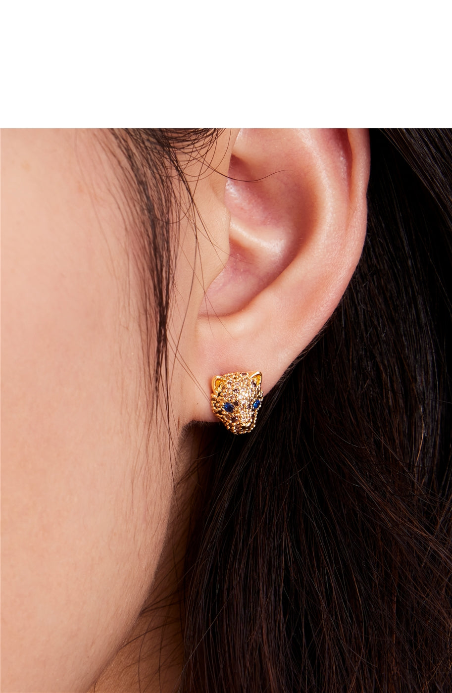Kate Spade New York Gold Leopard Stud Earrings