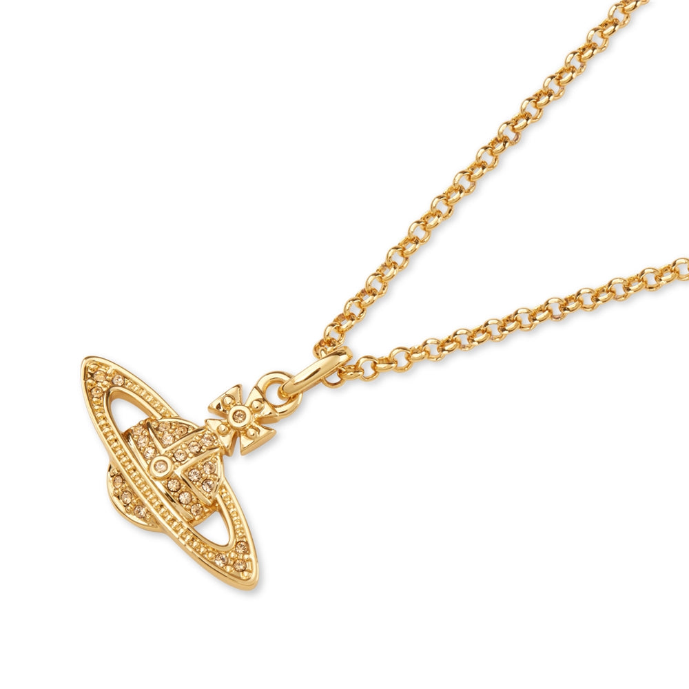 Vivienne Westwood Gold Topaz Mini Bas Relief Necklace
