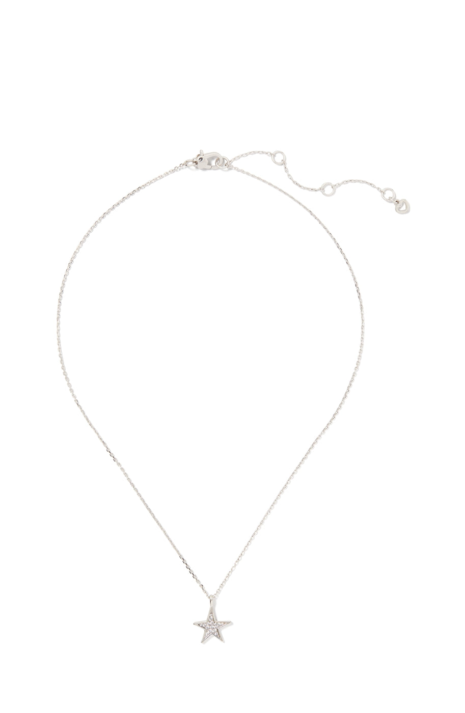 Kate Spade New York Silver You Are A Star Crystal Necklace