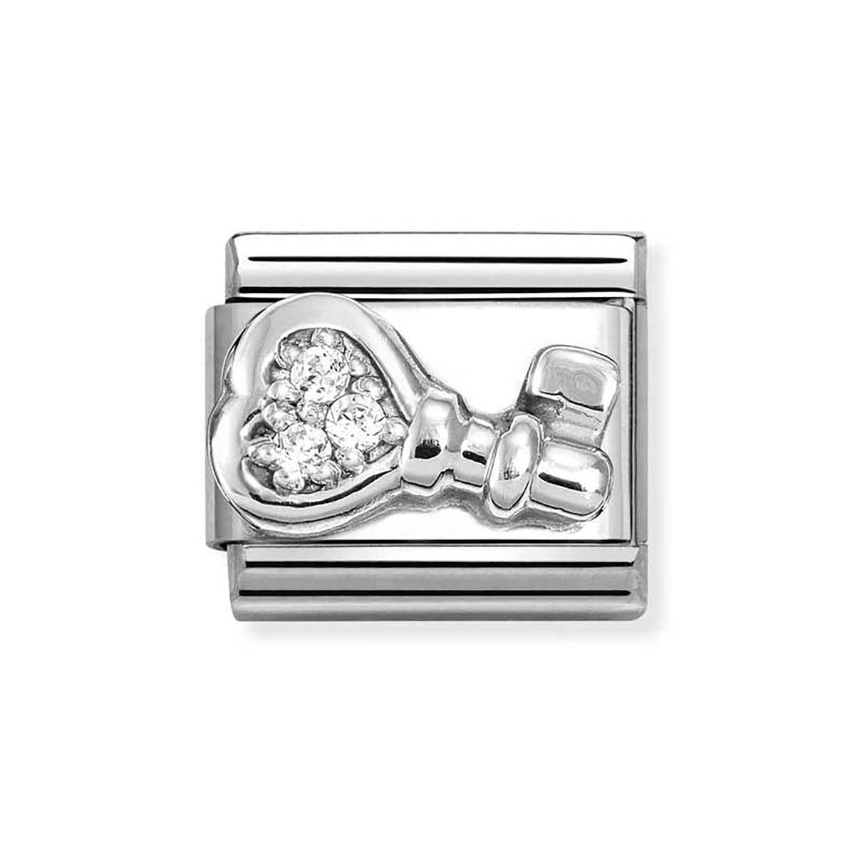 Nomination Heart Key Charm