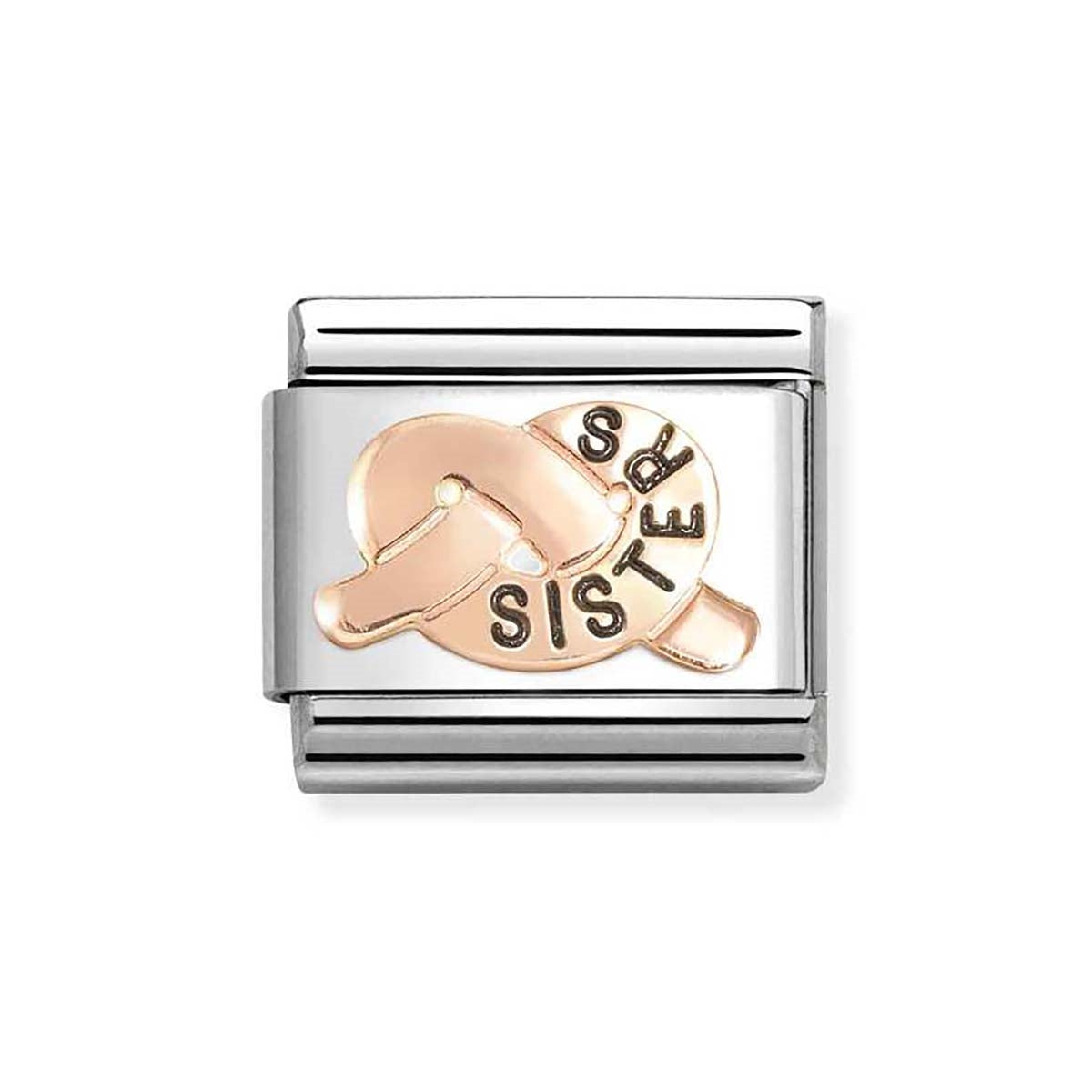 Nomination Rose Gold Sisters Knot Charm